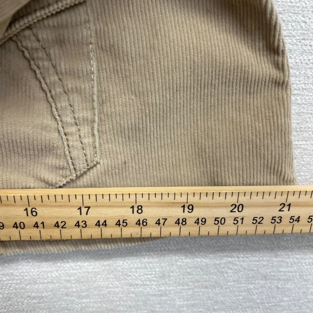 Levi Strauss Signature Corduroy Medium Blazer Jacket Tan VTG Y2K NO TAG READ - Picture 8 of 9